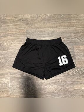 pacsun la hearts athletic mesh mini shorts